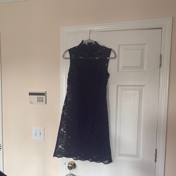 Harlow Dresses & Skirts - Harlow Black Sheath Midi Dress Mock Neck Sleeveless